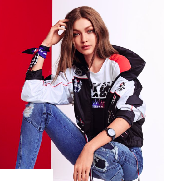 tommy hilfiger gigi hadid windbreaker
